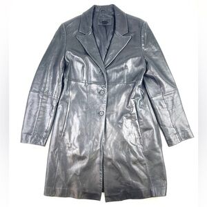 Vintage Women’s Frenchi Lamb Leather Trench Coat Size XL